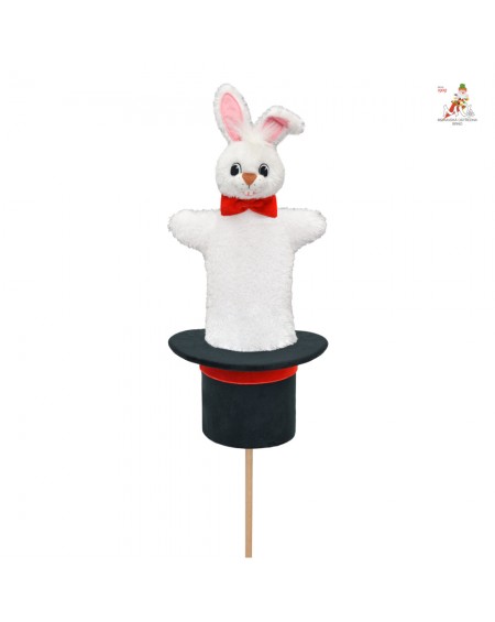 Rabbit in Hat Puppet "3 in 1" - Pop Up