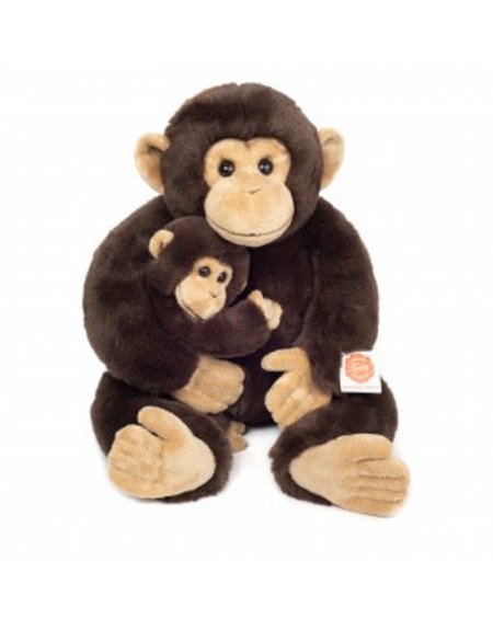 Χιμπατζής Λούτρινος με μωρό 40εκ