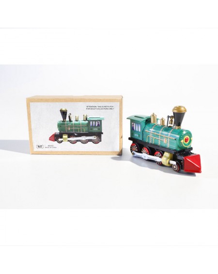 Tin Wind-up "Steam Engine Locomotive green"